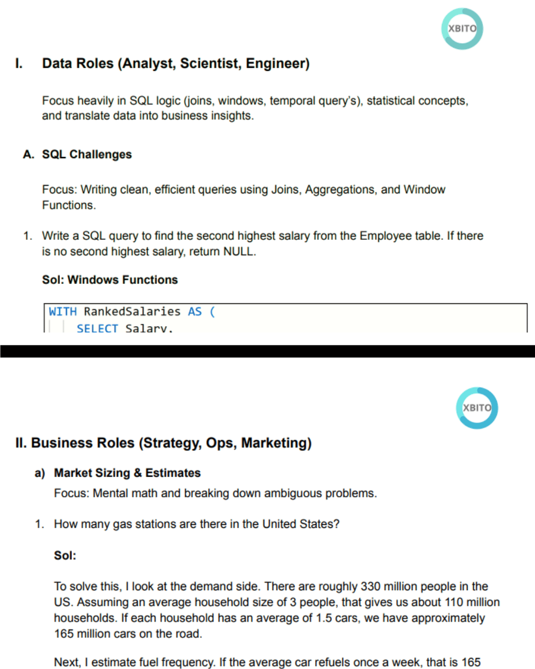 Technical Interview Preparation